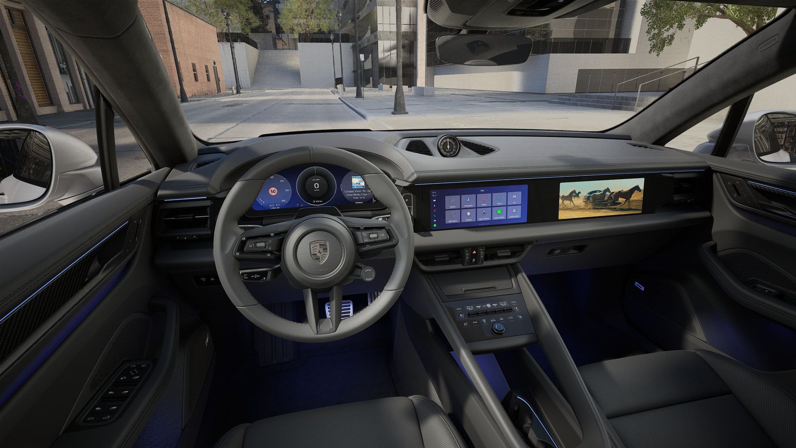 Macan Turbo Electric, interiér